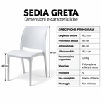 Sedie Greta Impilabili