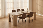 Consolle allungabile Elian Ofelia 90 × 50 cm fino a 300 cm - colore rovere