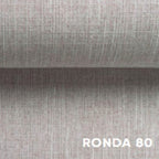 Divano letto Denver con penisola contenitore sinistra in Ronda 80 grigio chiaro