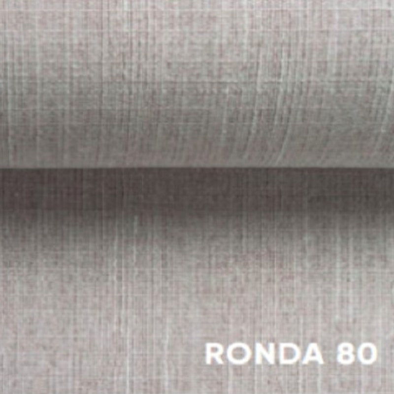 Divano letto Denver con penisola contenitore sinistra in Ronda 80 grigio chiaro