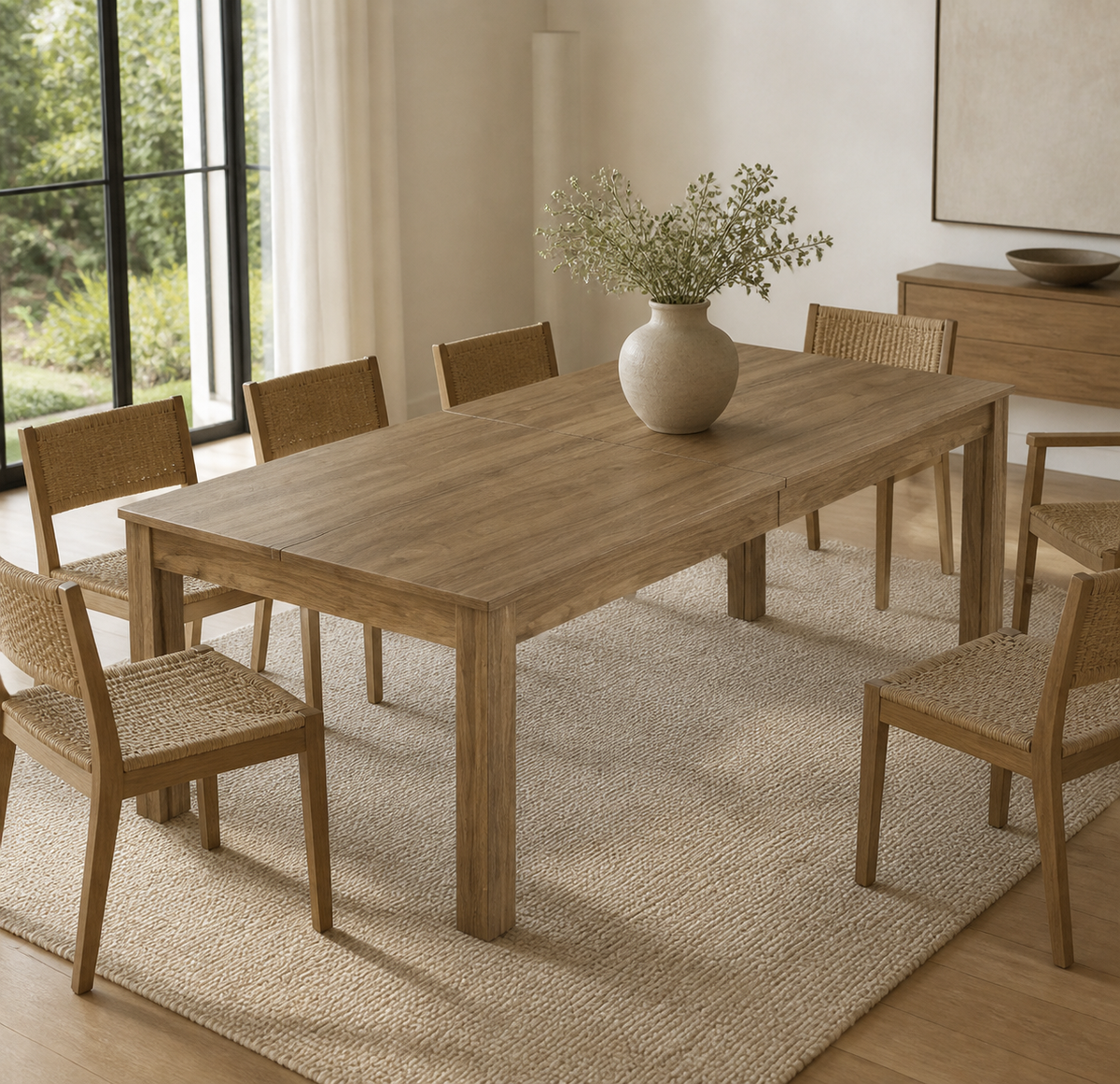 Tavolo Super4 160 × 90 cm allungabile fino a 320 cm - olmo