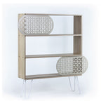 Libreria Illia con 3 ripiani – Rovere e nero – immagine 5