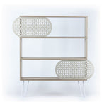 Libreria Illia con 3 ripiani – Rovere e nero – immagine 4