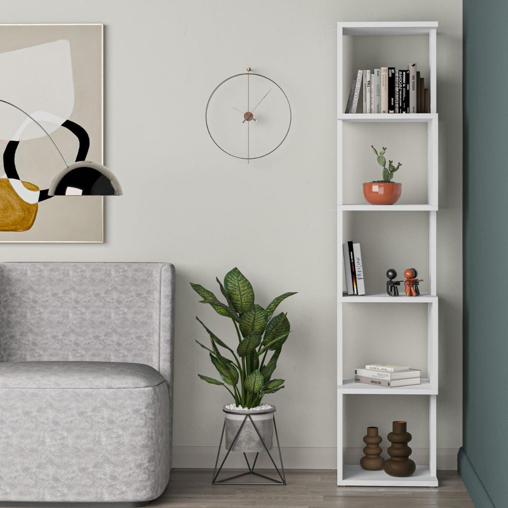 Libreria a cubo Piri – Bianco – immagine 2
