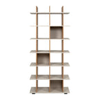 Libreria Navas20A con 3 vani – Rovere artisan e cashmere – immagine 2