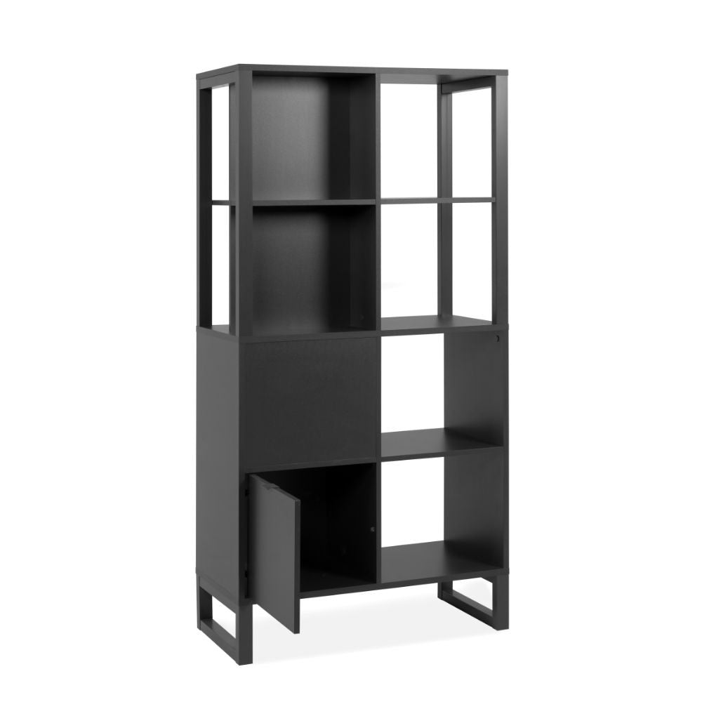 Libreria bifacciale Sumatra20A con ante – Antracite – immagine 10