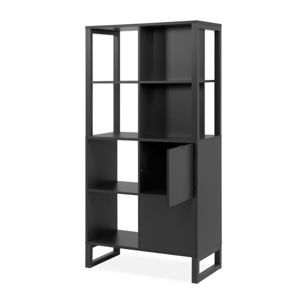 Libreria bifacciale Sumatra20A con ante – Antracite – immagine 5