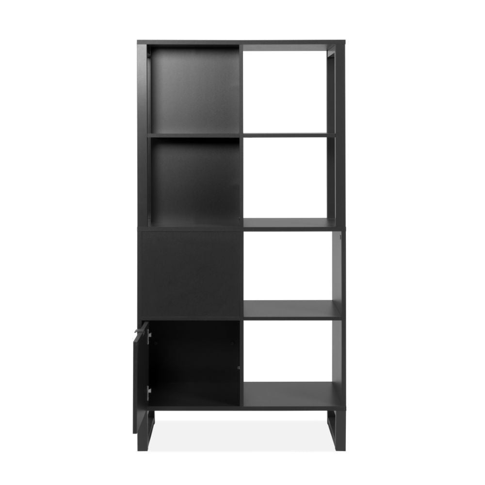 Libreria bifacciale Sumatra20A con ante – Antracite – immagine 6