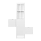 Libreria bifacciale Sumatra20A con ante – Bianco – immagine 14