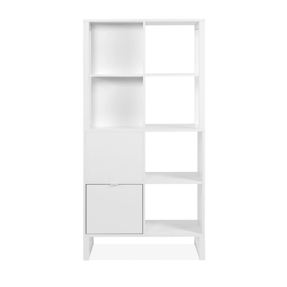 Libreria bifacciale Sumatra20A con ante – Bianco – immagine 9