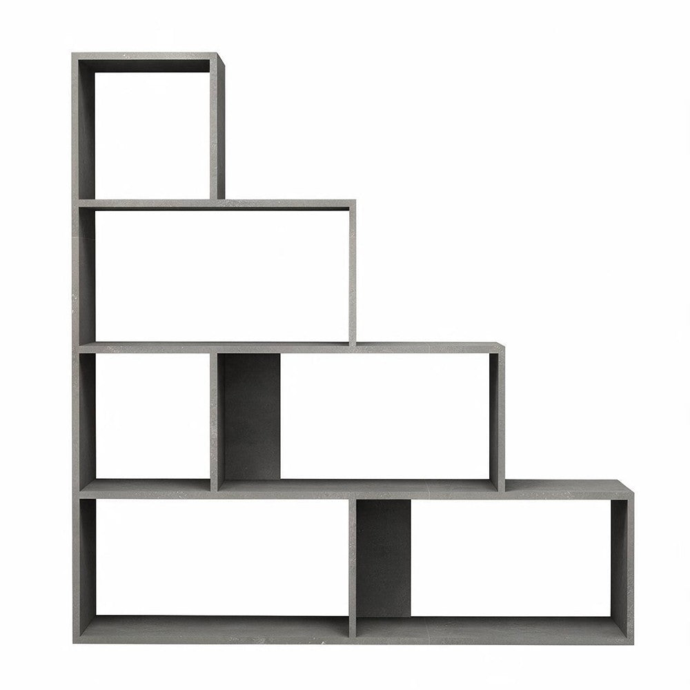 Libreria a scala Alis – Cemento – immagine 3