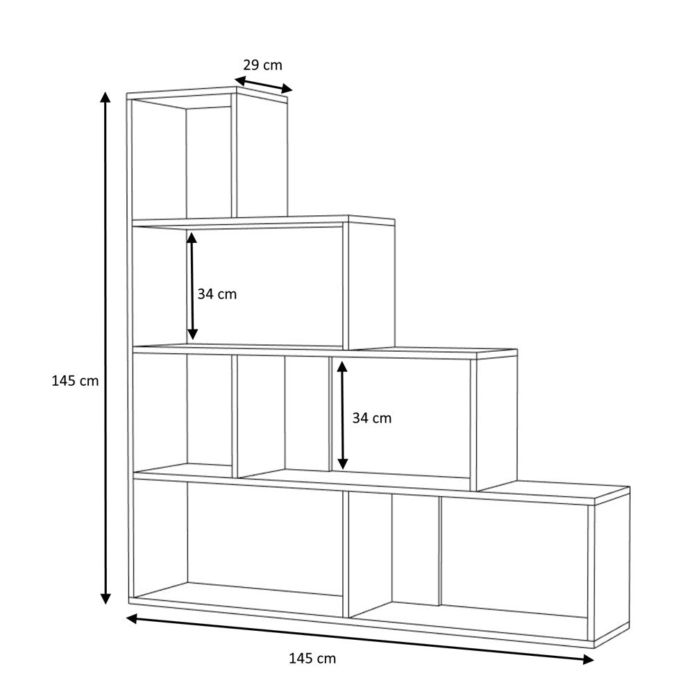 Libreria a scala Alis – Rovere – immagine 6