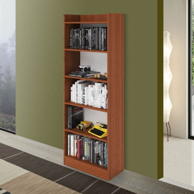 Libreria Alessia con 6 ripiani – Noce antico – immagine 1