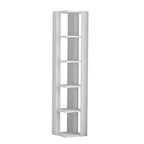 Libreria angolare Nati con 5 ripiani – Bianco – immagine 2