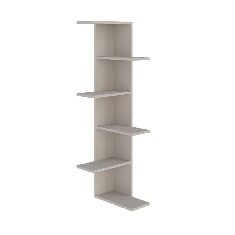 Libreria angolare Saso con 5 ripiani – Cashmere – immagine 4