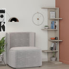 Libreria angolare Saso con 5 ripiani – Cashmere – immagine 2