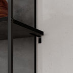 Libreria Archy con 5 ripiani – Grigio – immagine 4