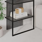 Libreria Archy con 5 ripiani – Grigio – immagine 5