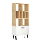 Libreria Bene con ante – Rovere e bianco – immagine 3