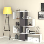 Libreria bifacciale Aktif – Bianco e ghisa – immagine 1