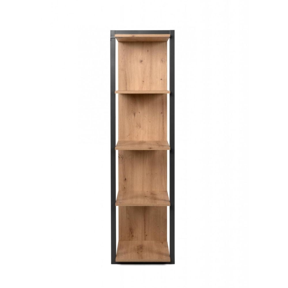 Libreria Denver 31 a cubi – Rovere quercia e antracite – immagine 4