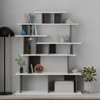 Libreria design Apollon – Bianco e antracite – immagine 2