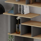 Libreria design Apollon – Rovere e antracite – immagine 4