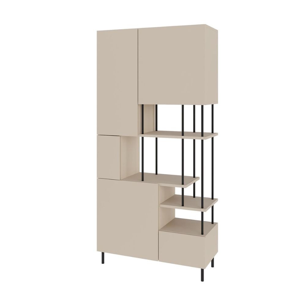 Libreria Key con 5 ante – Cashmere – immagine 5