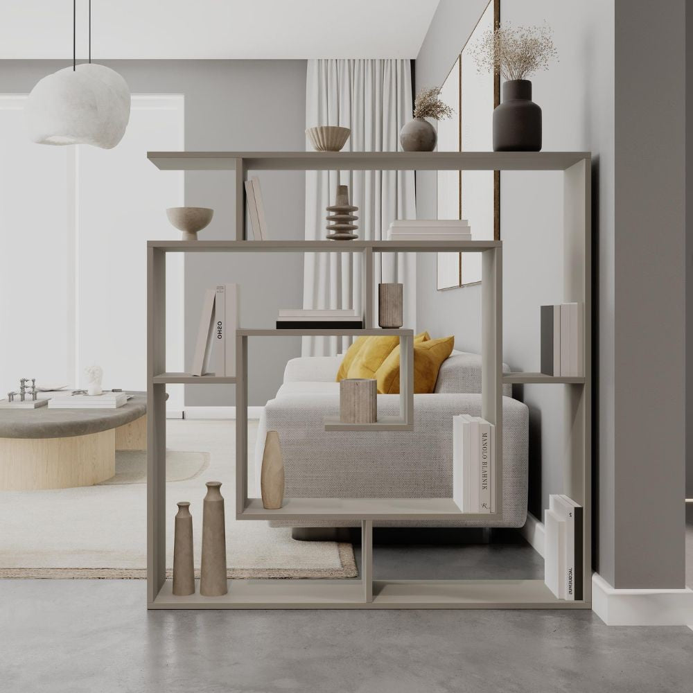 Libreria Labirent con 5 ripiani – Cashmere – immagine 2