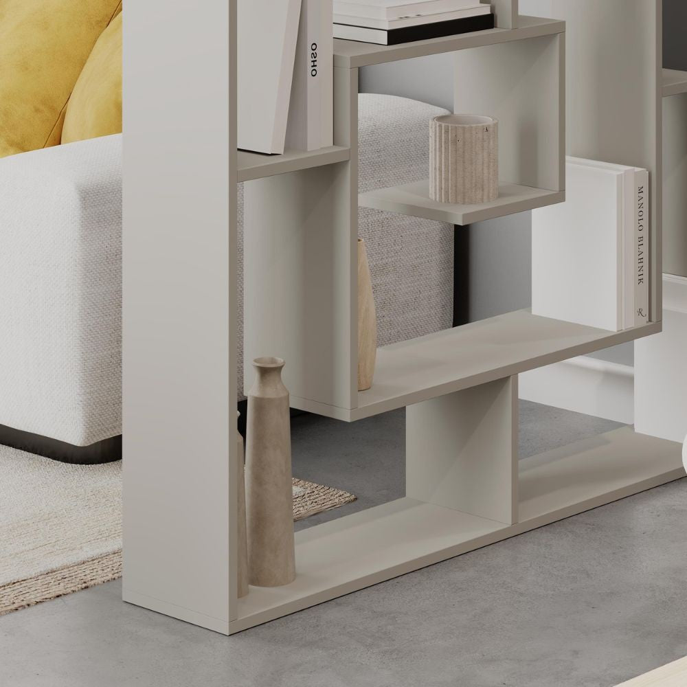 Libreria Labirent con 5 ripiani – Cashmere – immagine 3