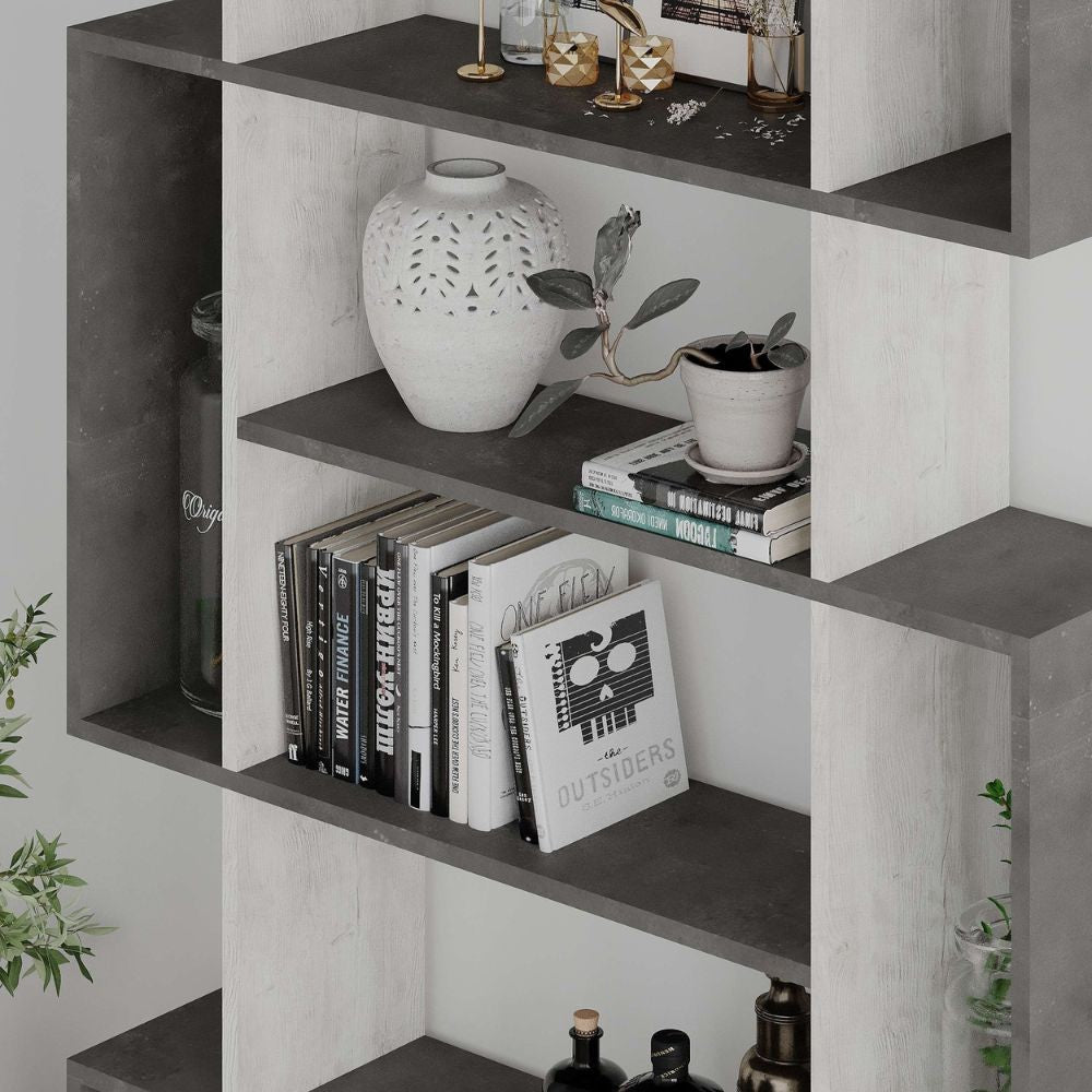 Libreria Mito – Bianco vintage e grigio – immagine 3