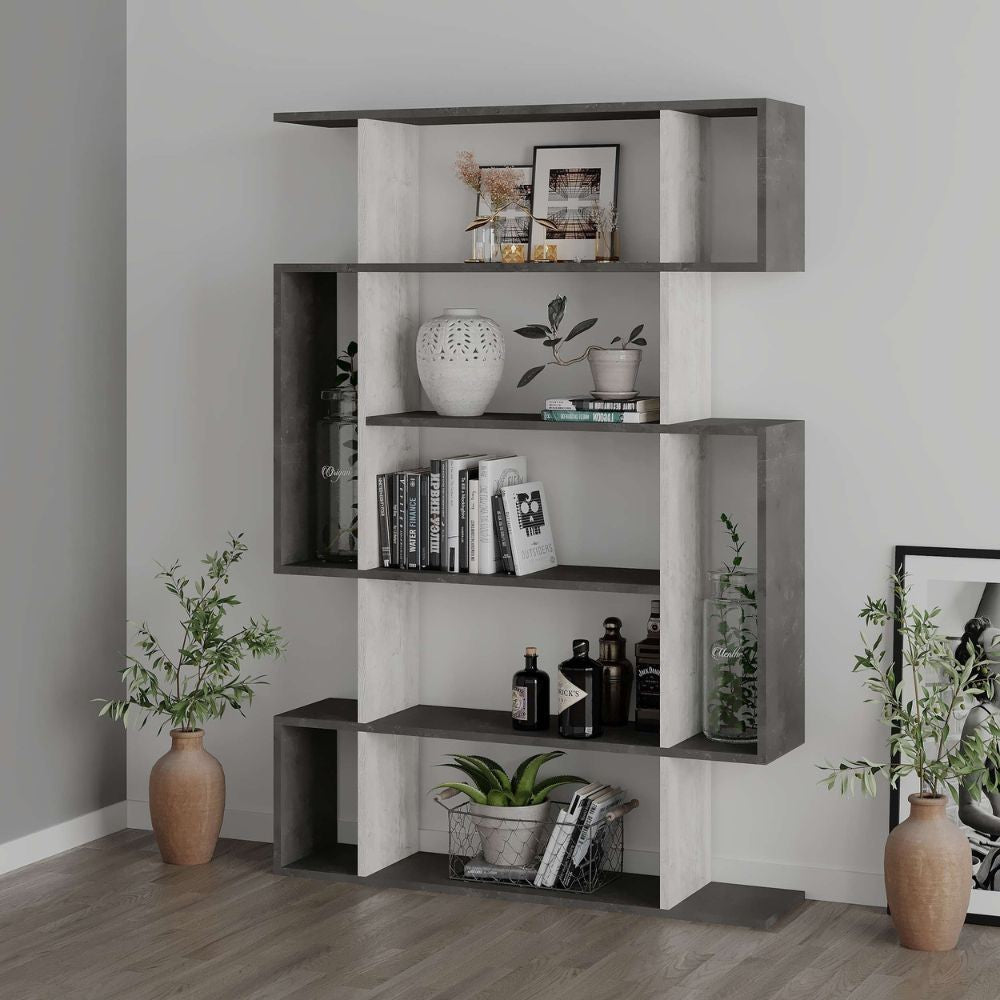 Libreria Mito – Bianco vintage e grigio – immagine 2