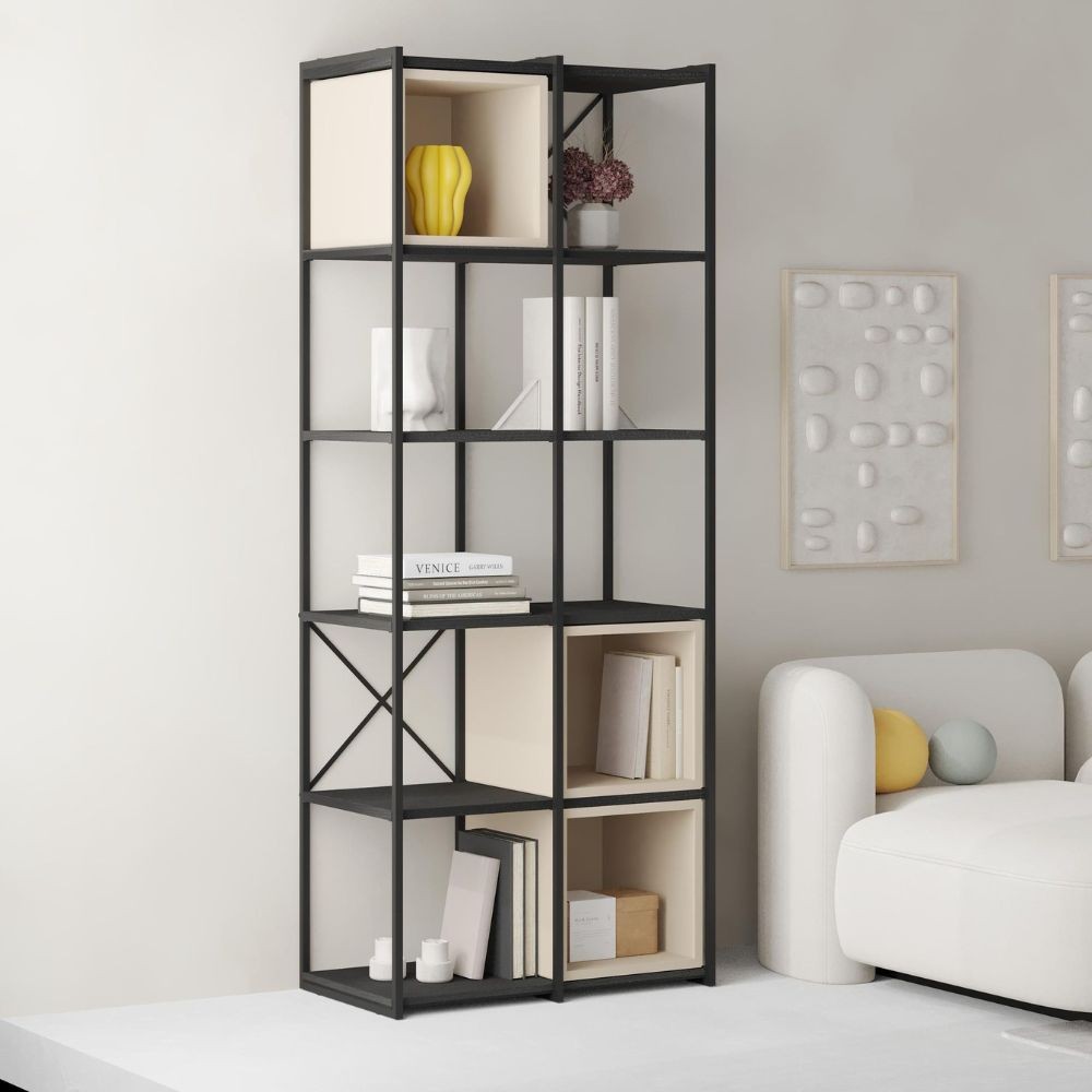 Libreria Vale Midi – Cashmere e nero – immagine 2