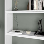 Libreria angolare estensibile Wish – Bianco – immagine 6
