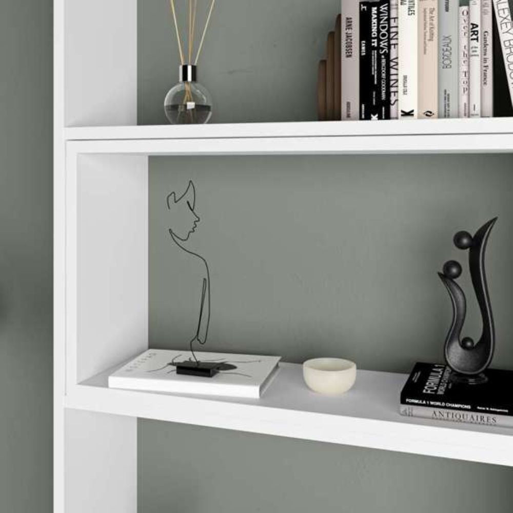 Libreria angolare estensibile Wish – Bianco – immagine 6