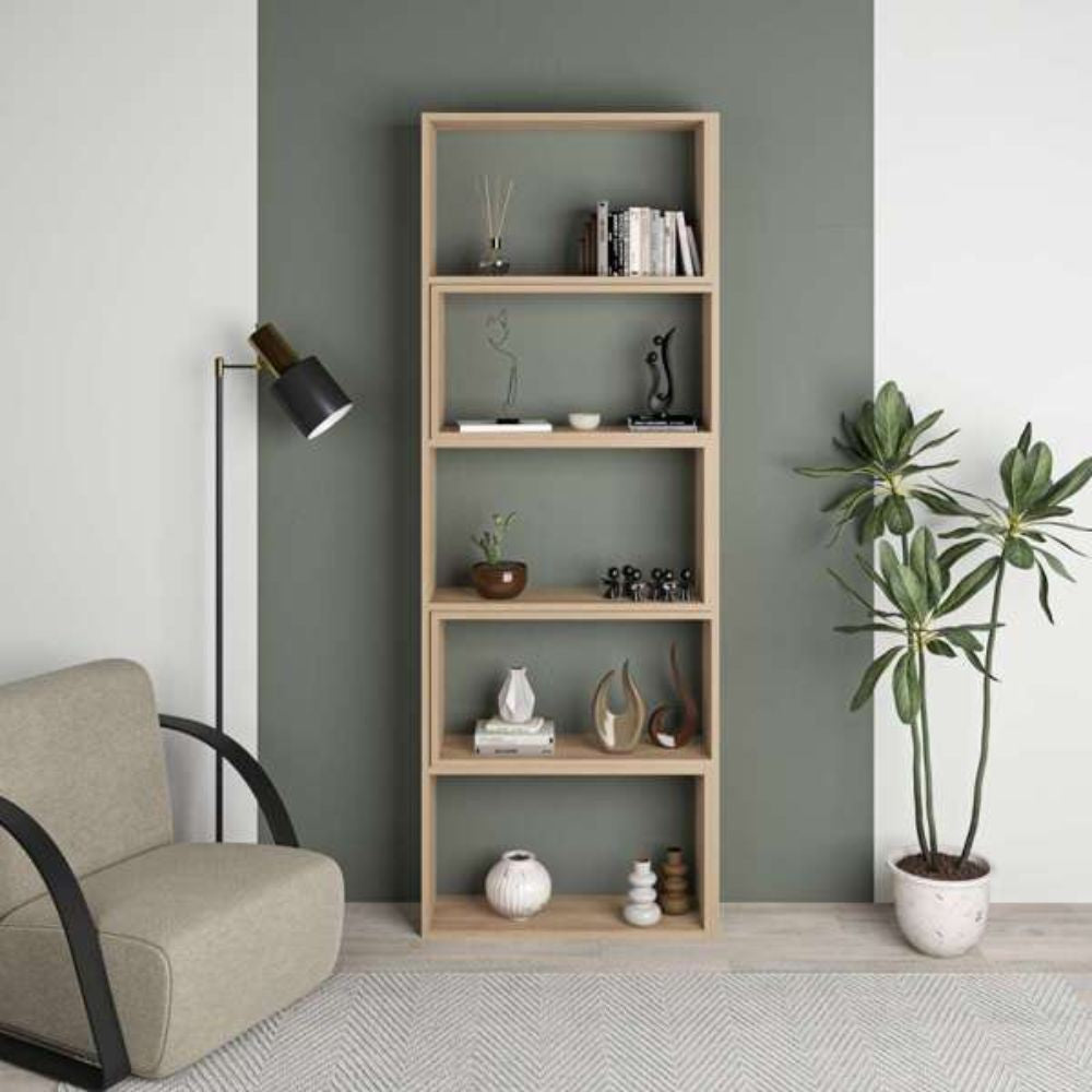 Libreria angolare estensibile Wish – Rovere – immagine 2
