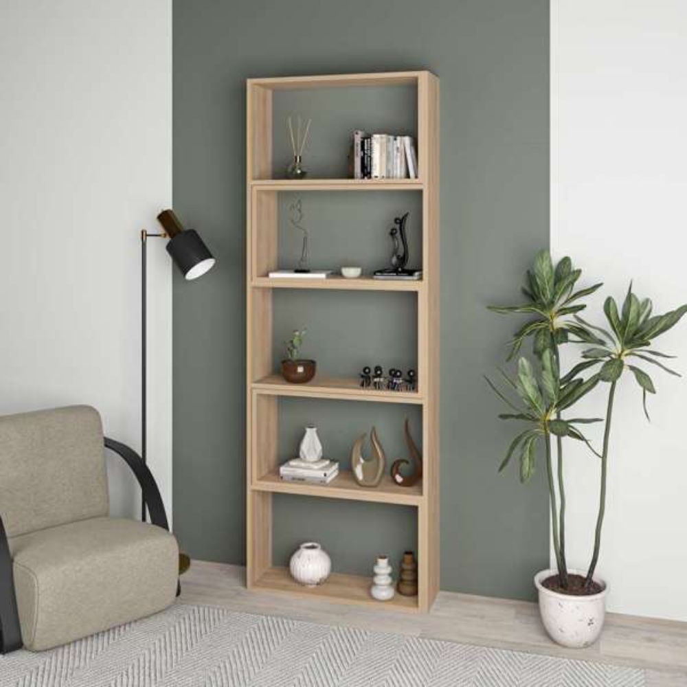 Libreria angolare estensibile Wish – Rovere – immagine 3