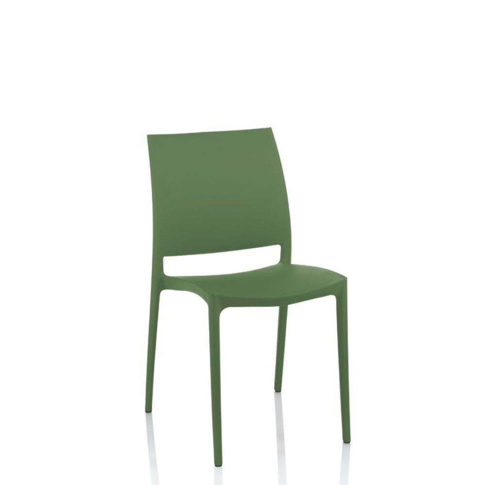 Set 4 sedie Curtis polipropilene design ergonomico - menta