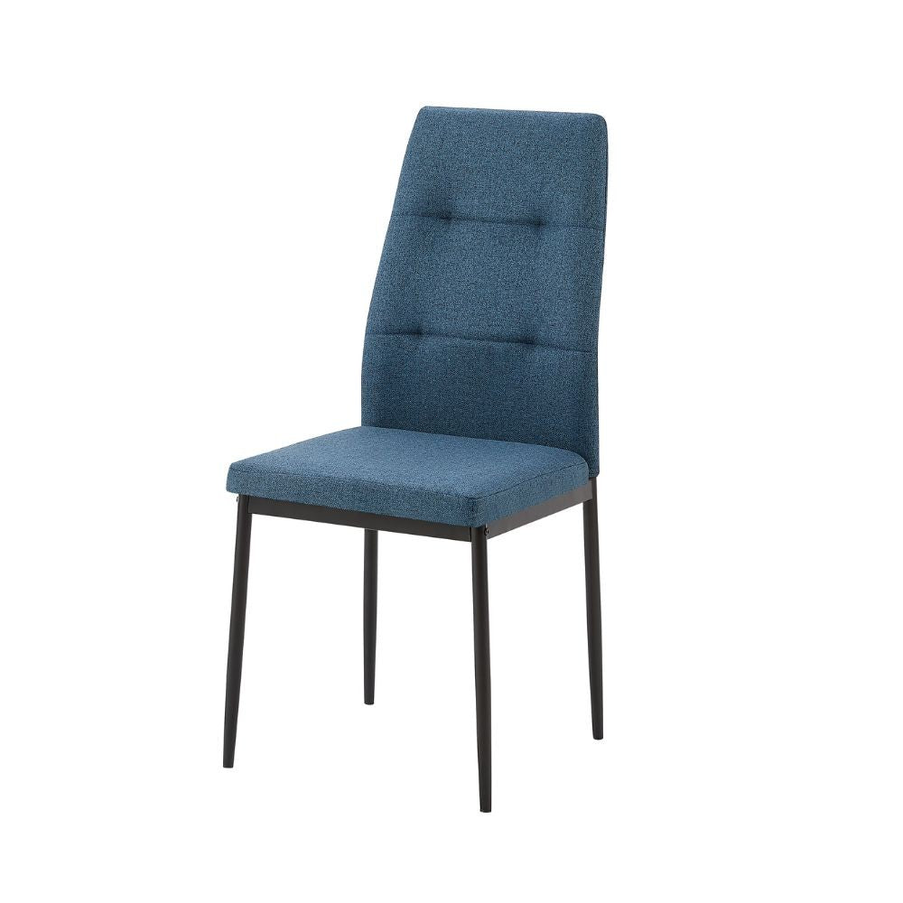 Sedia da pranzo Adara in tessuto set 4 pezzi