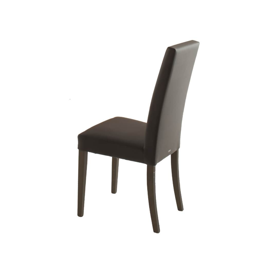 Sedia Nancy in ecopelle standard set 2 pezzi