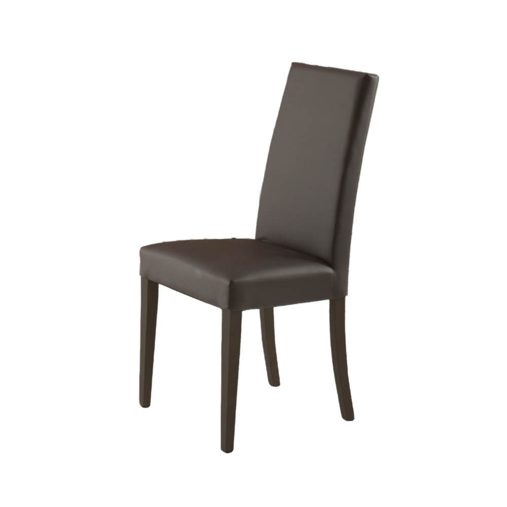 Sedia Nancy in ecopelle standard set 2 pezzi
