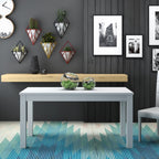 Tavolo allungabile Elindo 160 × 90 cm fino a 240 cm - colore bianco frassinato
