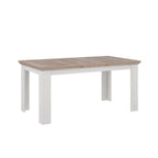 Tavolo allungabile Forma 160 × 90 cm fino a 206,6 cm – rovere e bianco