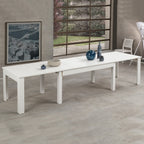Tavolo allungabile Lipsia 160x90 - colore bianco frassinato
