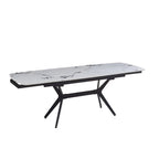 Tavolo allungabile Riley con piano in ceramica