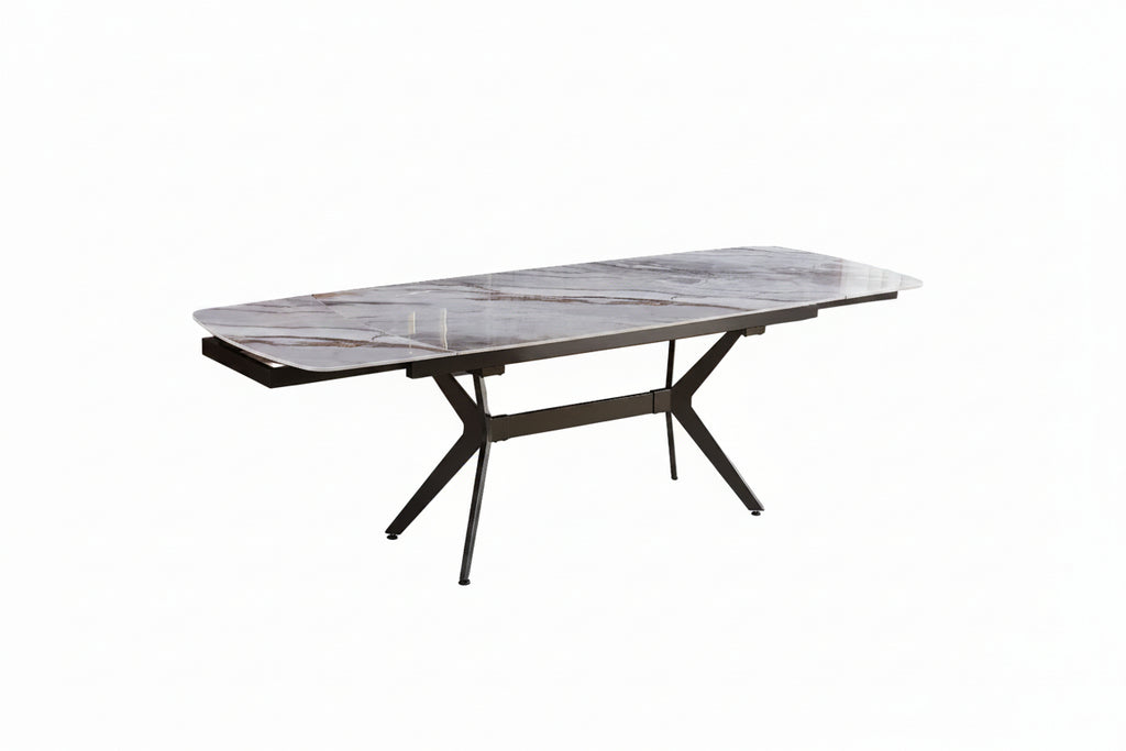 Tavolo allungabile Riley con piano in ceramica