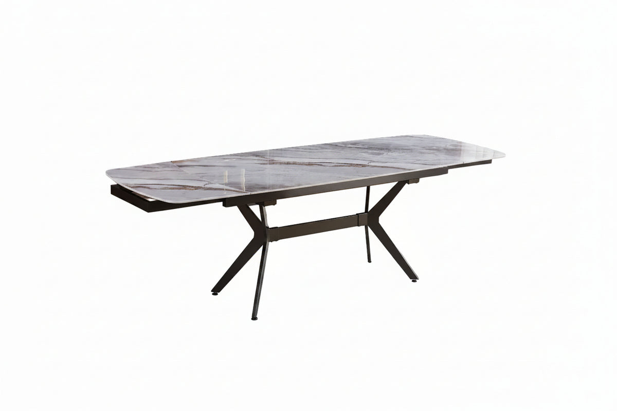 Tavolo allungabile Riley con piano in ceramica