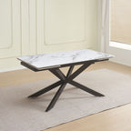 Tavolo allungabile in ceramica 160 × 90 cm fino a 240 cm