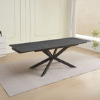 Tavolo allungabile in ceramica 160 × 90 cm fino a 240 cm