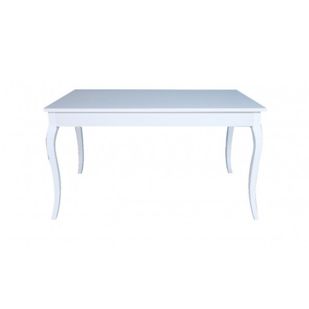 Tavolo Liberty allungabile 140x85 bianco frassinato